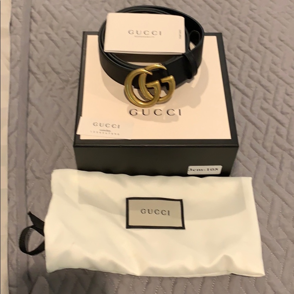 Gucci marmont belt size 105, 3 cm wide
